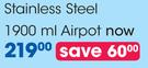 Clicks Stainless Steel Airpot-1900ml