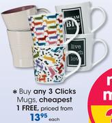 Clicks Mugs-Each