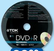 TDK 5 Pack CD-R-Per Pack