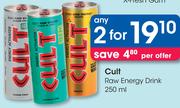 Cult Raw Energy Drink-2x250ml