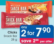 Clicks Snack Bar-2x28g