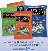 Clicks Ready To Eat Popcorn-Each