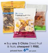 Clicks Dried Fruit & Nuts-Per Pack