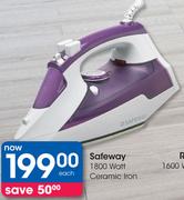 Safeway 1800 Watt Ceramic Iron