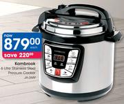 Kambrook 6Ltr Stainless Steel Pressure Cooker JA-2689