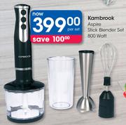 Kambrook Aspire Stick Blender Set 800 Watt