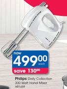 Philips Daily Collection 300 Watt Hand Mixer HR1459