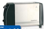 Safeway 2 Slice Stainless Steel Toaster