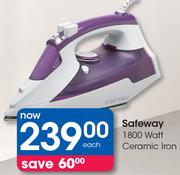 Safeway 1800 Watt Ceramic Iron