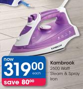 Kambrook 2600 Watt Steam & Spray Iron