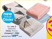 Clicks Throws-Each