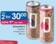 Scheckter's Organic Energy Drink-2x250ml