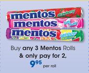 Mentos Rolls-Per Roll