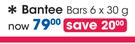 Bantee Bars-6x30g