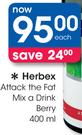 Herbex Attack The Fat Mix A Drink Berry-400ml
