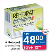 Rehidrat Sport Sachets-6x14g Per Pack