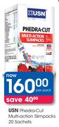 USN Phedra-Cut Multi-action Slimpacks-20 Sachets Per Pack