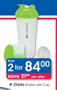 Clicks Shaker With Cup-2 Pack