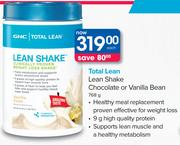 Total Lean Shake Chocolate Or Vanilla Bean-768g