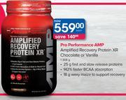 Pro Performance AMP Amplified Recovery Protein XR Chocolate Or Vanilla-1368g