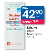 Drixine 0.05% Nasal Spray-20ml