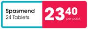 Spasmend 24 Tablets-Per Pack