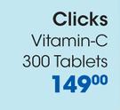 Clicks Vitamin-C-300 Tablets