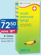 Clicks Multi-Immune Syrup-200ml