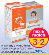 ViralChoice Junior Syrup Or Fizzi Chews-Each