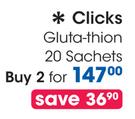 Clicks Gluta-thion 20 Sachets-2s