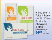 Take It Easy Health Care Products Each