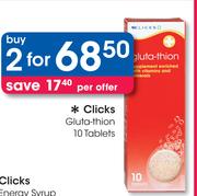 Clicks Gluta-Thion-2x10 Tablets