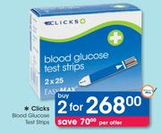 Clicks Blood Glucose Test Strips-2 Nos