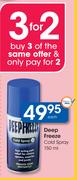 Deep Freeze Cold Spray-150ml-Each
