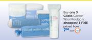 Clicks Cotton Wool Products-Each