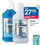 Clicks Mouthwash-500ml-Each