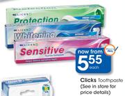 Clicks Toothpaste-Each