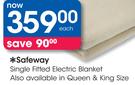 Safeway Single Fitted Electric Blanket