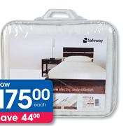 Safeway Double Tie Down Electric Underblanket