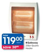 Safeway 2-Bar Quartz Heater