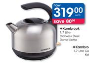 Kambrook 1.7Ltr Stainless Steel Dome Kettle