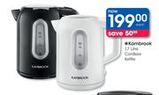 Kambrook 1.7Ltr Cordless Kettle Each