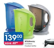 Safeway Cordless Frosted Kettle Each