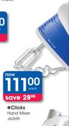 Clicks Hand Mixer JA2695