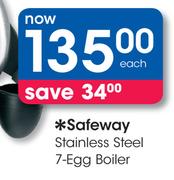 Safeway Stainless Steel 7-Egg Boiler