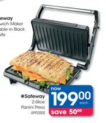 Safeway 2-Slice Panini Press SPP200S