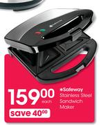 Safeway Stainless Steel Sandwich Maker