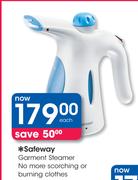 Safeway Garment Steamer No More Scorching Or BUrning Clothes Each