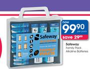  Safeway Family Pack Alkaline Batteries-Per Pack