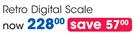 Clicks Retro Digital Scale